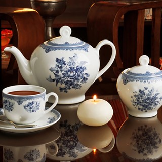 سرویس چینی 17 پارچه چای خوری فلورانس چینی زرین